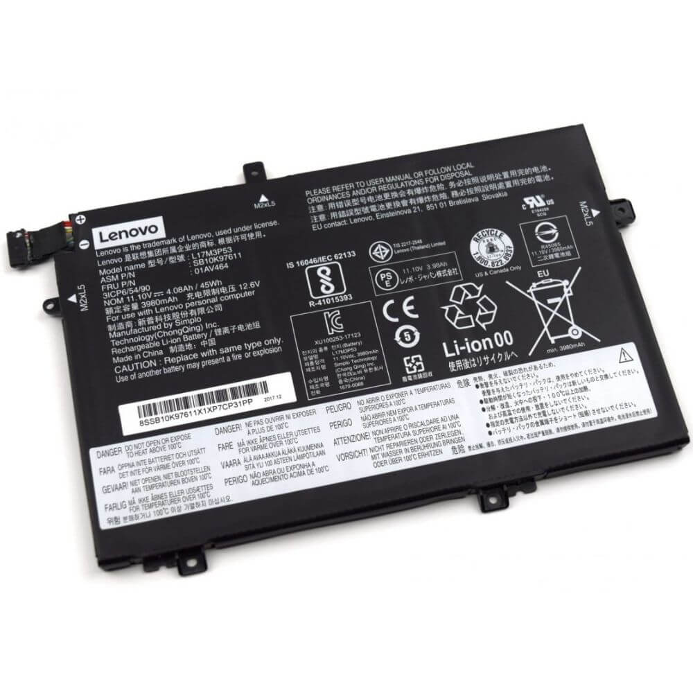 LENOVO REPLACEMENT BATTERY L17M3P54 L17L3P52
