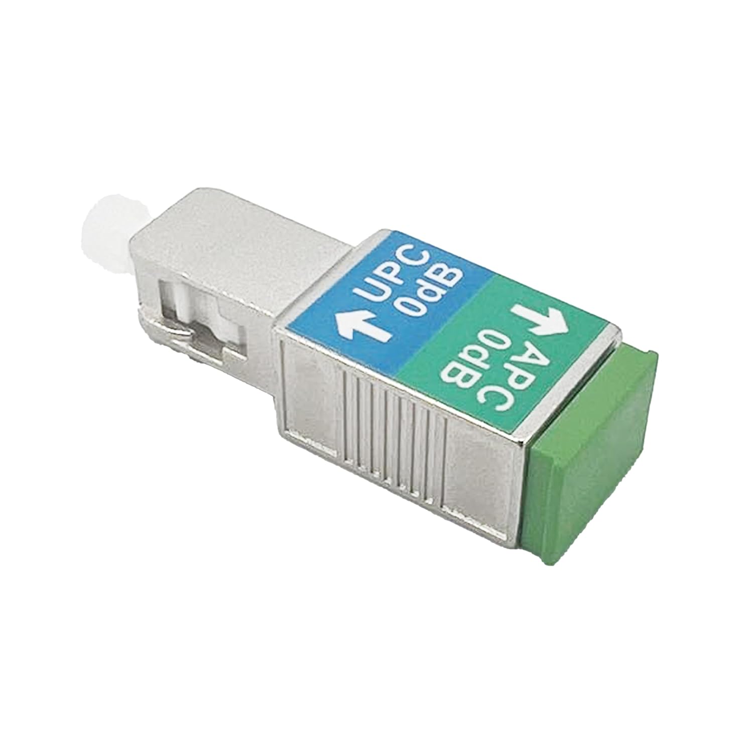 FIBER CONNECTOR SC/UPC MALE TO SC/APC FEMALE