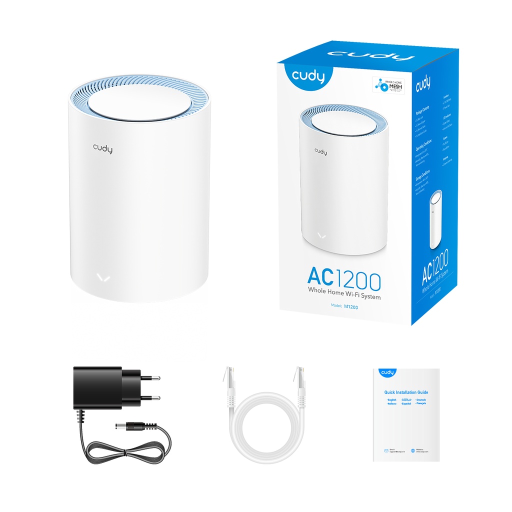 CUDY ACCES POINT DUAL BAND WIFI MESH M1200