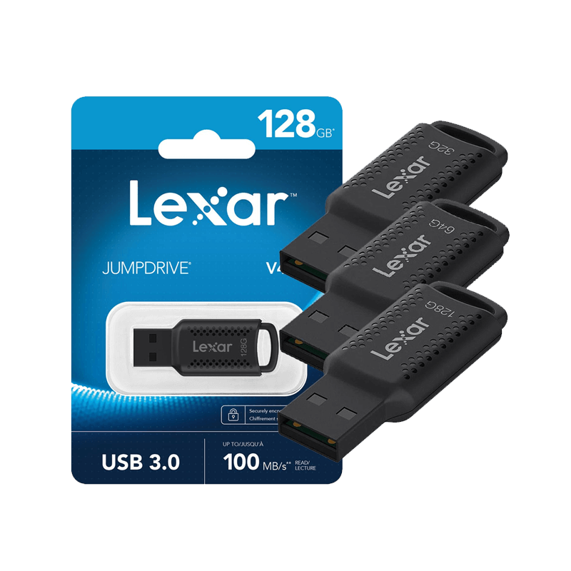 LEXAR FLASH MEMORY 128GB USB 3.0 V400
