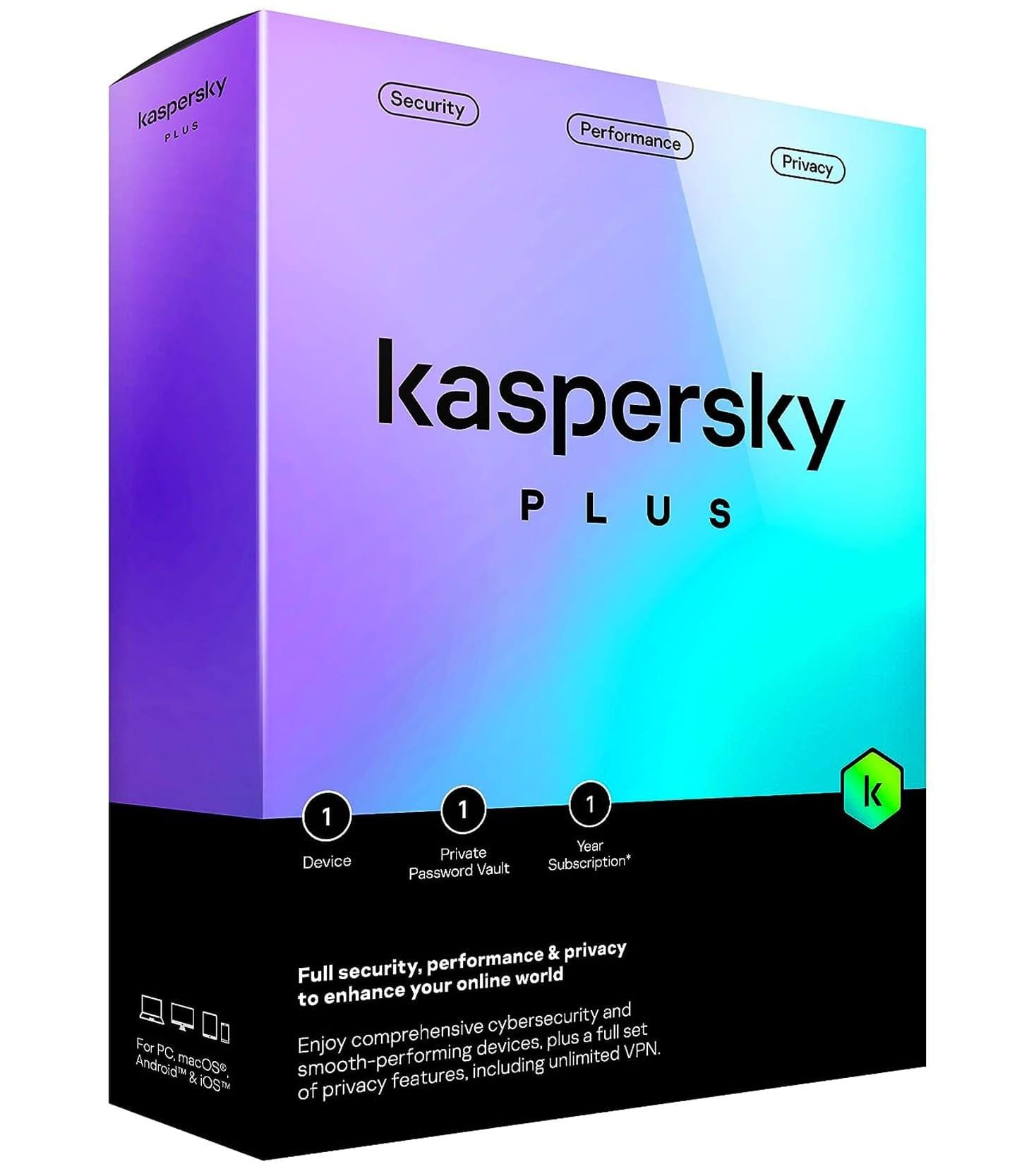 KASPERSKY PLUS ANTIVIRUS ONE USER