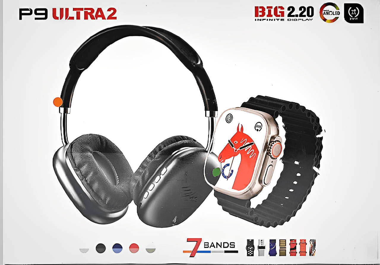 SMART WATCH WITH HEADPHONE P9 ULTRA2