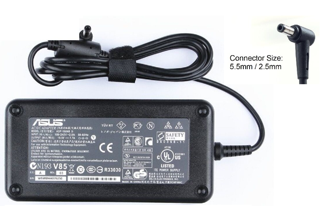 ASUS LAPTOP ADAPTER 19.5V 7.7A 5.5*2.5