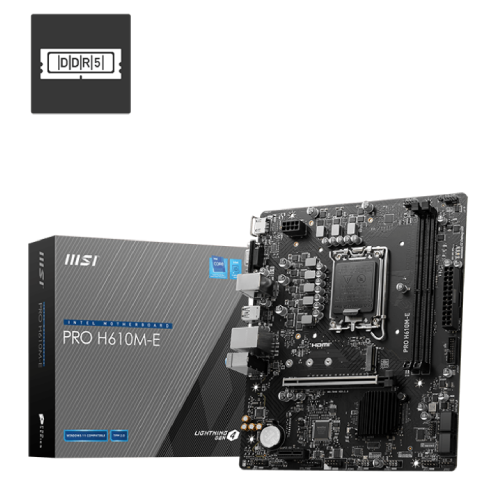 MSI MOTERBOARD H610M-E PRO DDR5
