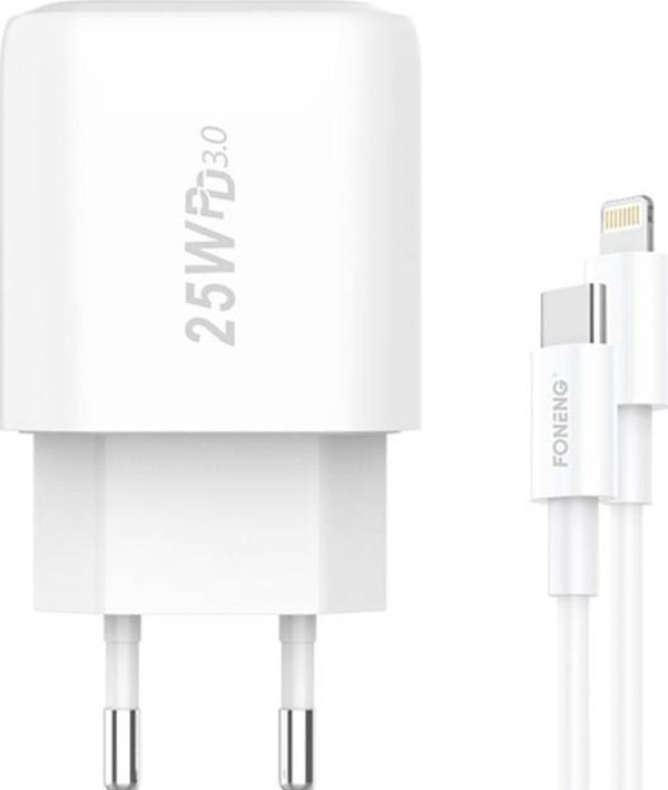 FONENG CHARGER TYPE-C TO LIGHTNING EU55