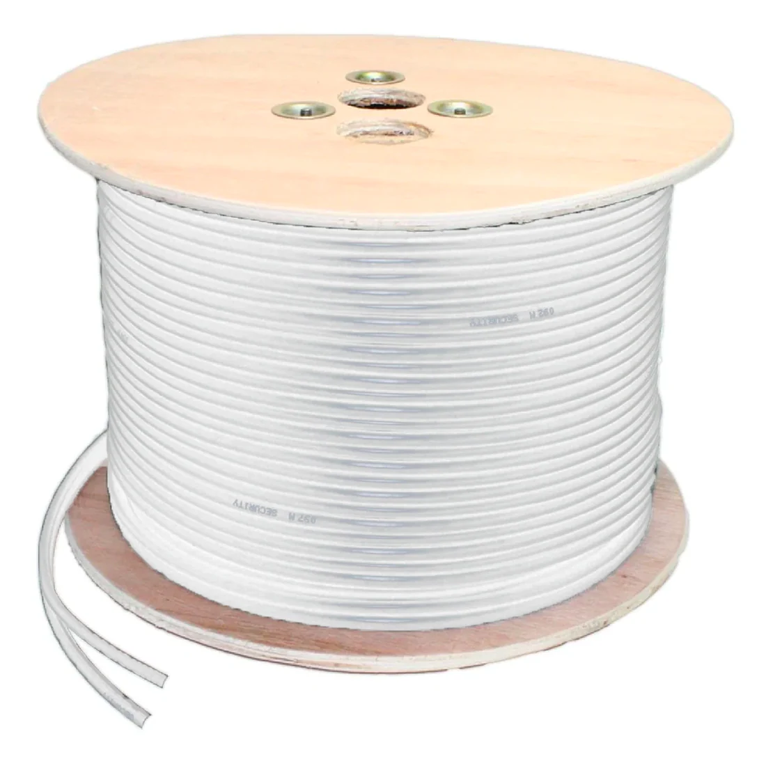 STARSAT CCTV CABLE RG59 WITH POWER 300Y WHITE