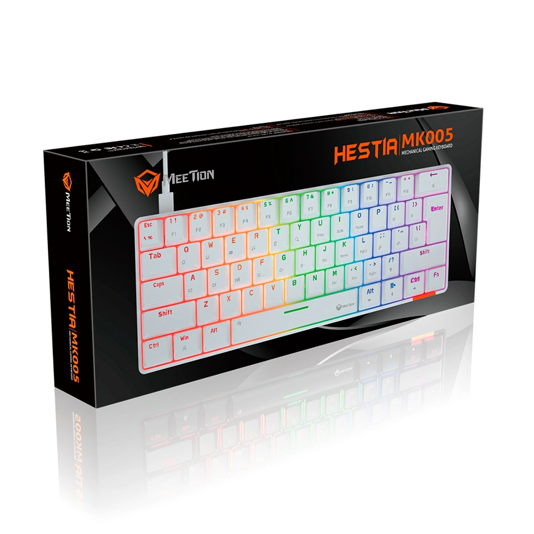 MEETION MECHANICAL GAIMING KEYBOARD MK005 WHITE