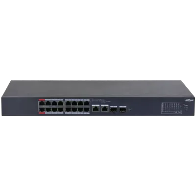 DAHUA POE SWITCH 16 PORT 10/100MBPS + 2-PORT GIGABIT DH-CS4218-16ET-240