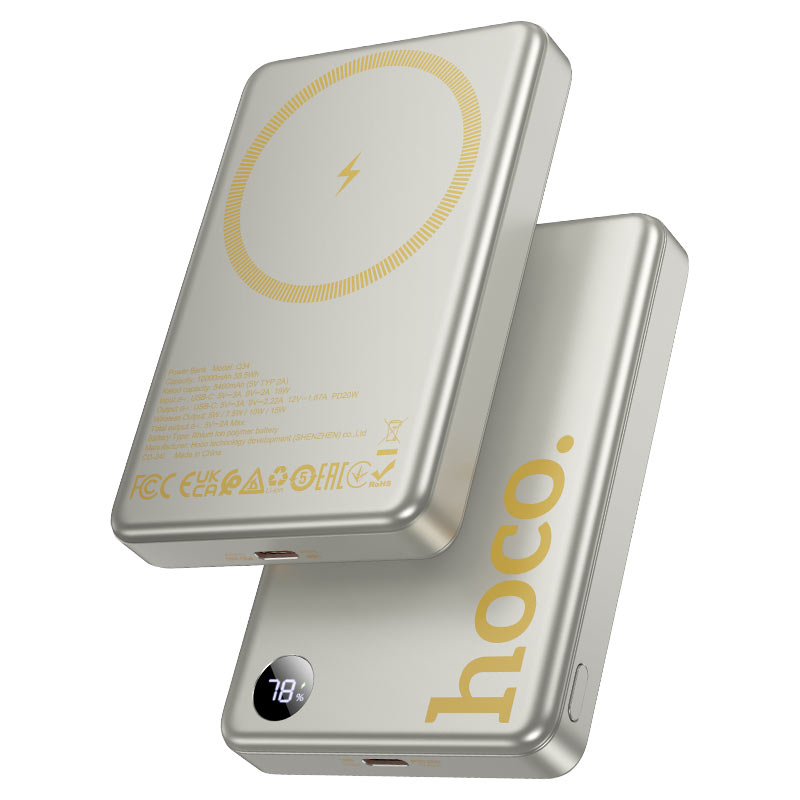 HOCO WIRELESS POWER BANK 20W 10000 MAH Q34