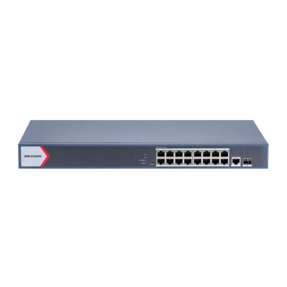 HIKVISION POE SWITCH 16 PORT GIGABIT MANAGED DS-3E1518P-EI/M