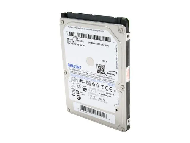 LAPTOP HARD DISK 500GB 2.5" DIFFERENT BRANDS